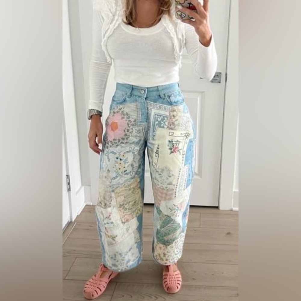 We The Free Illusions Patchwork Jeans